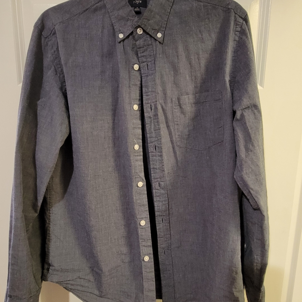 J Crew FACTORY Medium Blue Button down